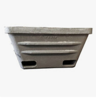 Sow Mold Ingot Mold Dross Pan Slag Pan Skim Pot Alüminyum hurdaya yeniden erime için