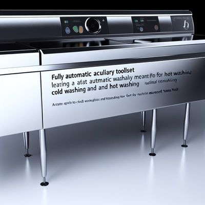 Soğuk ve sıcak yıkama için tamamen otomatik yardımcı aletler